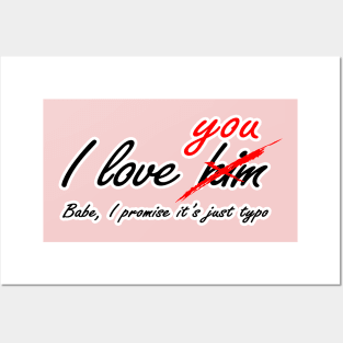 I love you - him Posters and Art